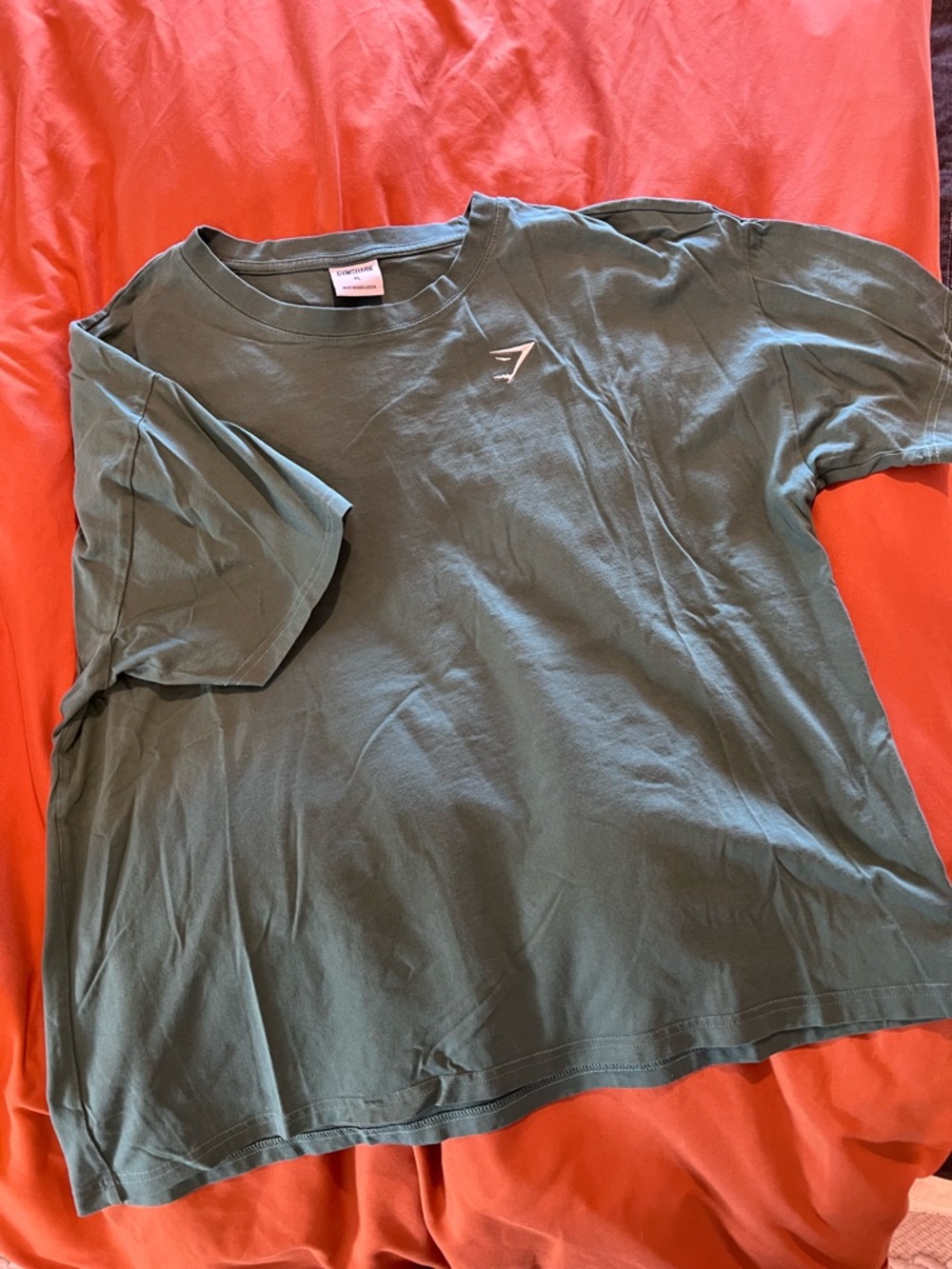 Gymshark Olive Green Short Sleeve Crew Tee